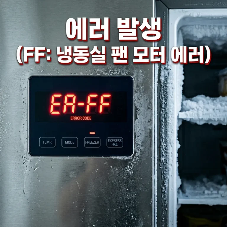 LG 디오스 오브제 냉장고 ER-FF 에러 팬모터 셀프수리 3단계