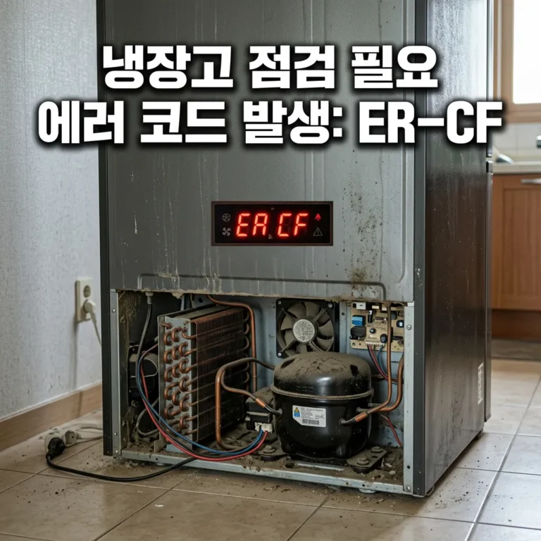 LG 디오스 냉장고 ER-CF 에러 냉장실 팬 고장 원인과 해결법