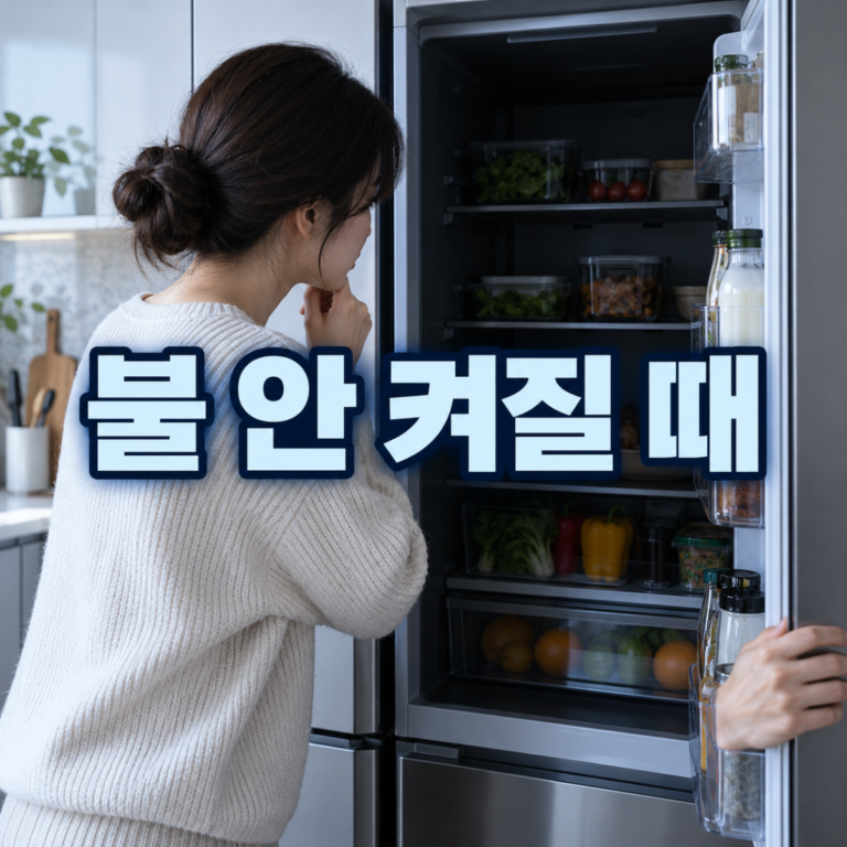 냉장고 문 열어도 불 안 켜질 때|전원·문센서·LED 점검