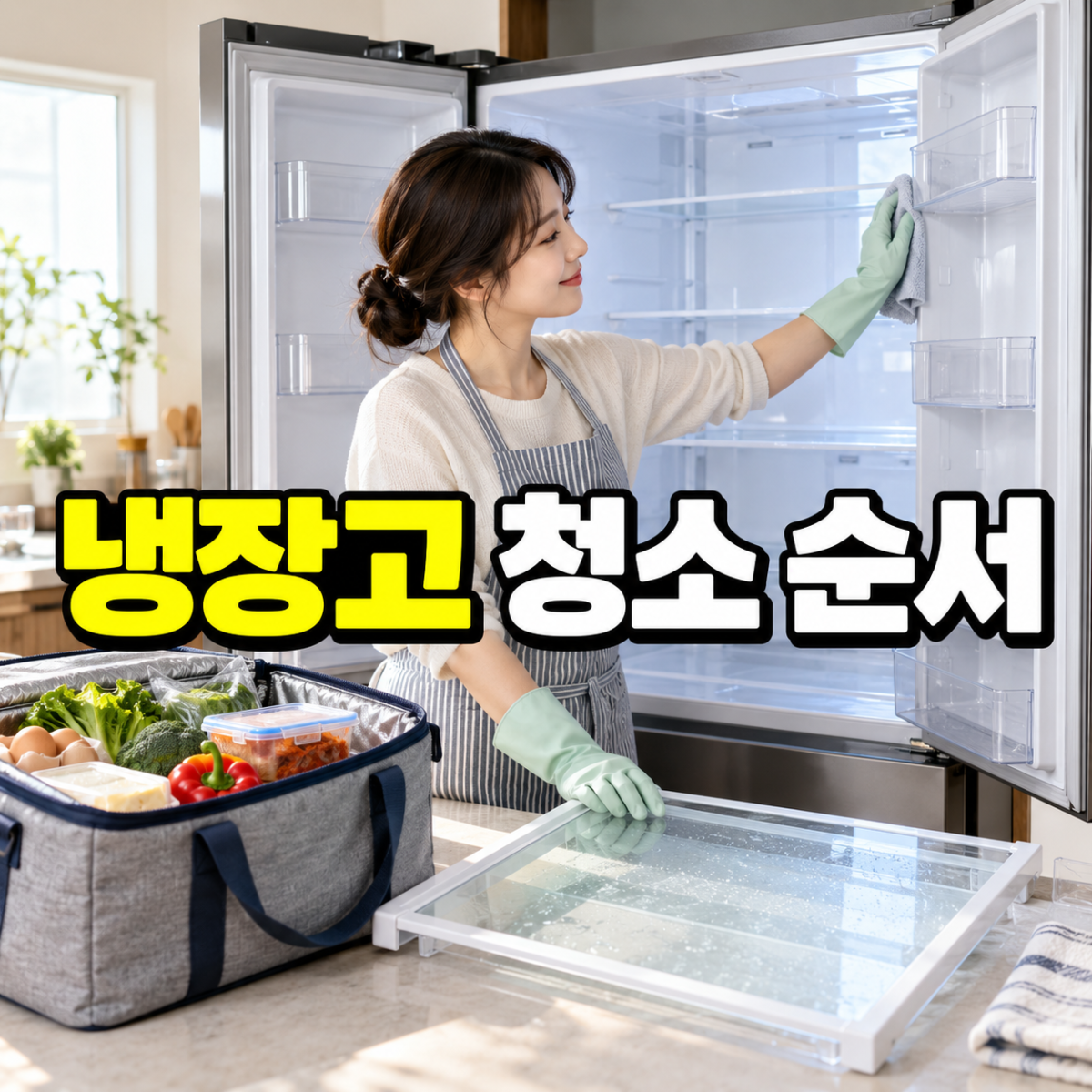 냉장고 청소 순서